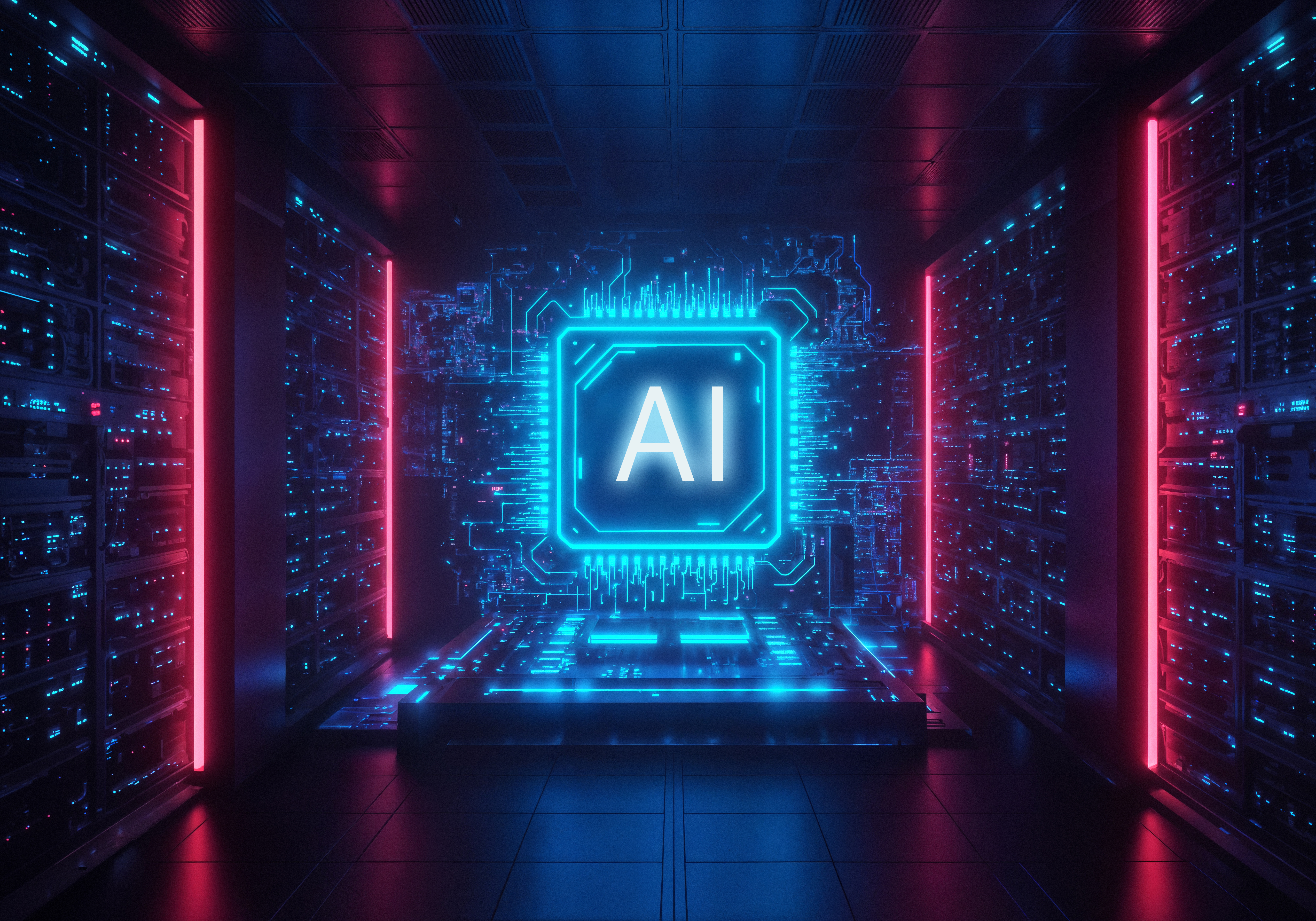 AI Futuristic Data Center